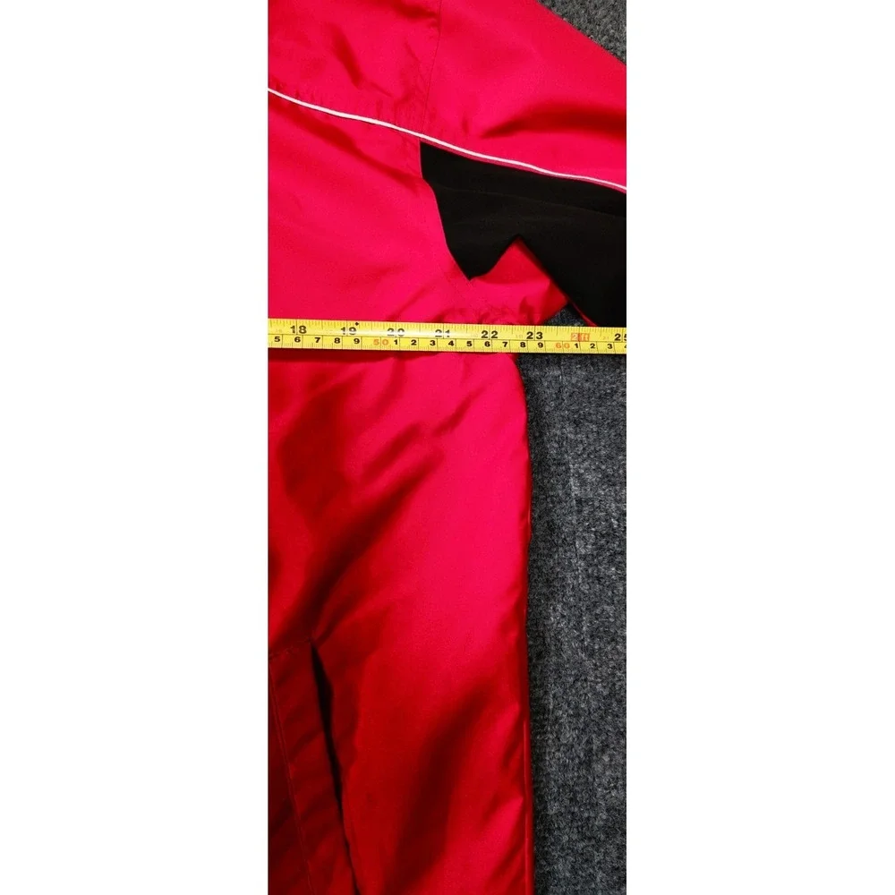 Vintage Y2K Reebok Athletic Tracksuit Set Red Full Zip Jacket & Black Pants Med